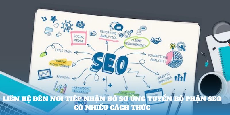 Liên hệ đến nơi tiếp nhận hồ sơ ứng tuyển bộ phận SEO có nhiều cách thức